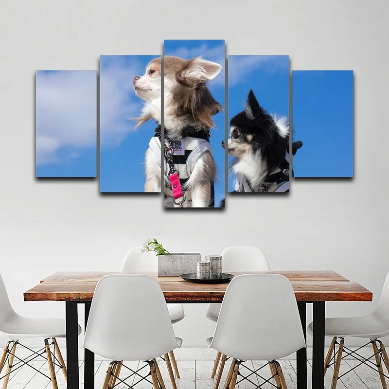 И рисунком в виде милых собачек защелка печатных wall art рисунок художественной