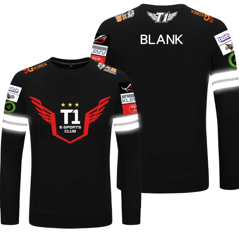 Толстовка мужская Sktt1 светоотражающая с длинным рукавом из хлопка Skt Wolf T1|Мужские