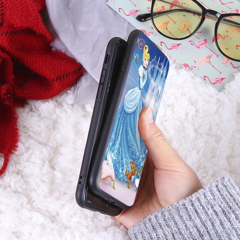 Чехол для телефона принцессы Ариэль iphone7 8 Plus милый роскошный силиконовый чехол