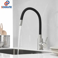 kitchen mixer sink faucet silica gel nose any direction kitchen faucet sink mixer tap 360 degree rotation stainless steel faucet