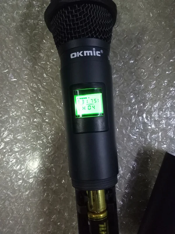 OKMIC OK-8/OK-2H 8 металлических портативных микрофонов Профессиональный UHF/PLL каналов