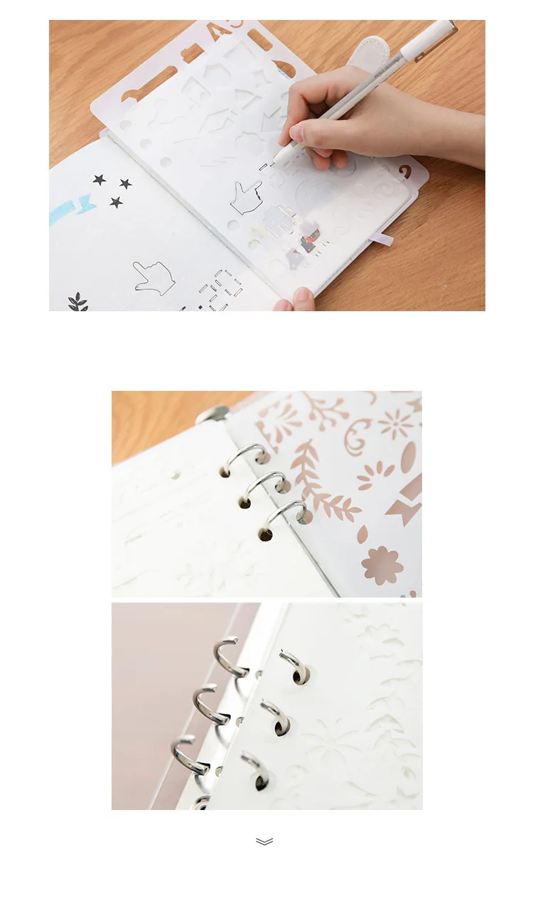 Diy Мягкие пластиковые трафареты для скрапбукинга, bullet journal A5 Размер детский трафарет для рисования шаблон для рисования