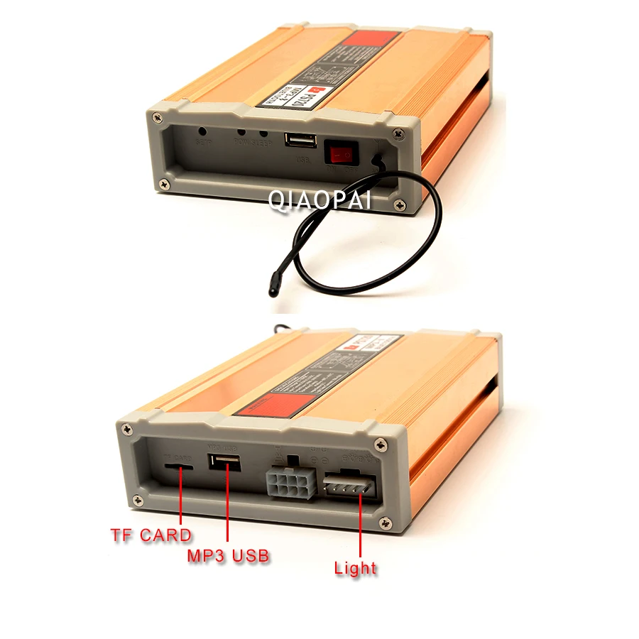 Полицейская сирена для автомобильной сигнализации USB Mp3 Bluetooth усилитель