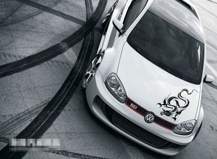 Наклейка на крышу автомобиля в стиле дракона наклейка капот двигателя