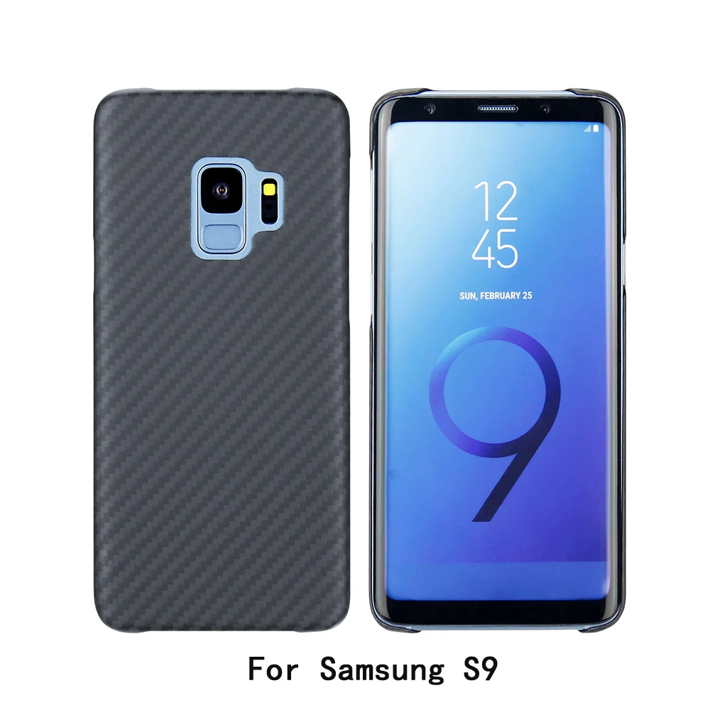 M Чехол новейший деловой матовый чехол из арамидного волокна для samsung S9 S9 Plus, ультра тонкий чехол для samsung Galaxy S9 S9Plus - Цвет: For Samsung S9