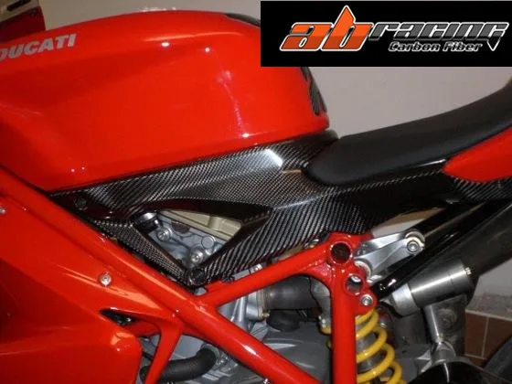 Боковая панель бака для Ducati 848 1098 1198 полностью из углеродного волокна 100% саржа|ducati