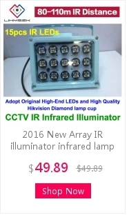 Lihmsek серебряный цвет купольного типа из металла Корпус 940nm ИК-осветитель CCTV аксессуары для камер безопасности с 1 доска