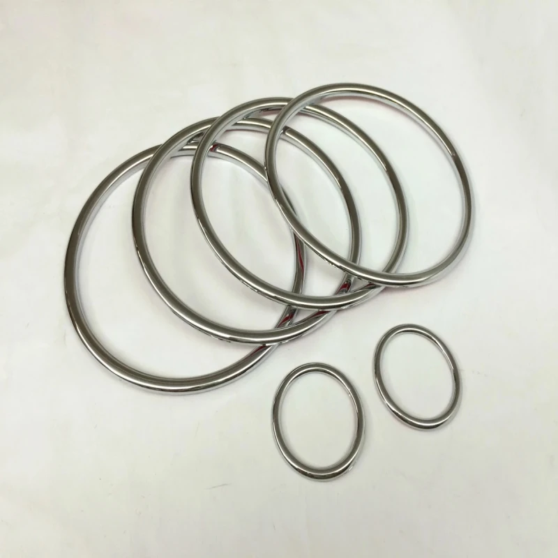 

For Ford Escape Kuga 2013 2014 2015 2016 2017 ABS Glossy Door Stereo Speaker Collar Ring Cover Trim Bezel Molding Decoration 6pc