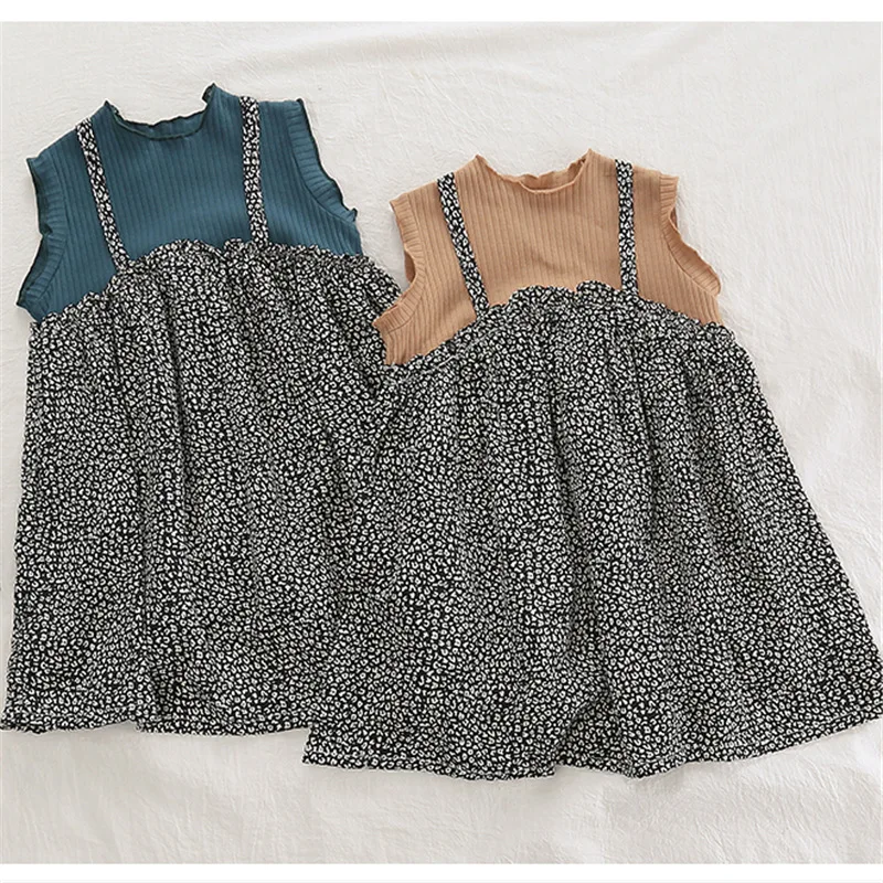 2 цвета новинка лето 2019 Детские платья для девочек праздничная одежда