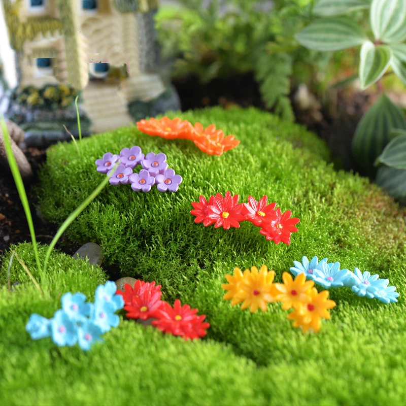 2019 1 шт. красивый красочный цветочный DIY Смола Сказочный Сад ремесло украшение