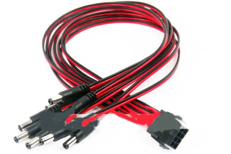 8 pin поворот на 12 В 6 шт DC разъем питания линия для Thunder игровой плеер облако других