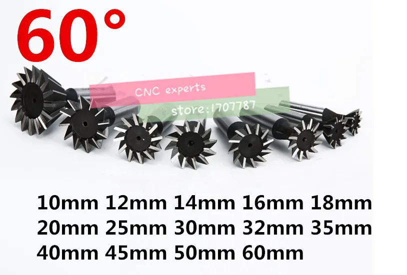 

1 шт. 60 градусов HSS Фреза для нарезания пазов типа «Ласточкин хвост» 10 мм 12 мм 14 мм 16 мм 18 мм 20 мм 25 мм 30 мм 32 мм 35 мм 40 мм 45 мм 50 мм 60 мм резак ласто...