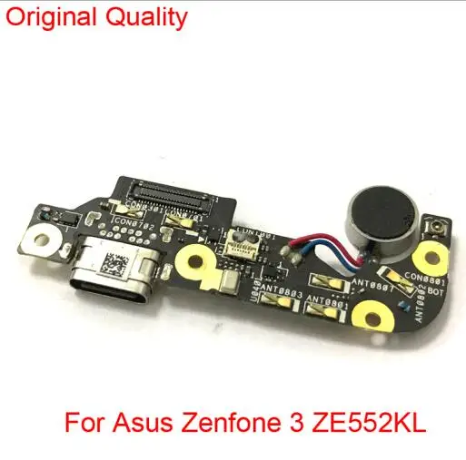 Original Quality USB зарядное устройство разъем ленты гибкий кабель для Asus Zenfone 3 ZE552KL Micro док-станция Замена платы - Цвет: Original Quality