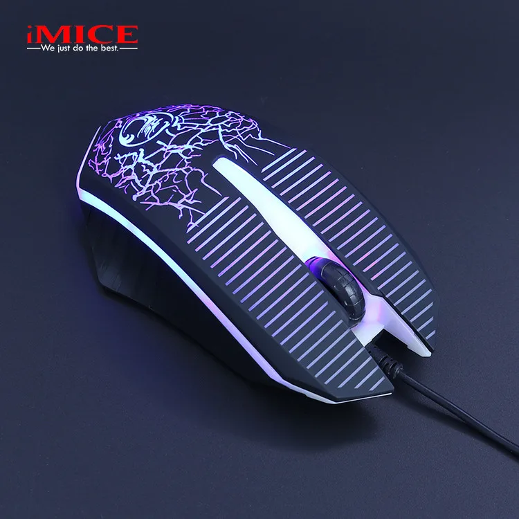 IMice M8 Проводная игровая мышь USB кабель геймер 3 кнопки компьютерная мыши для