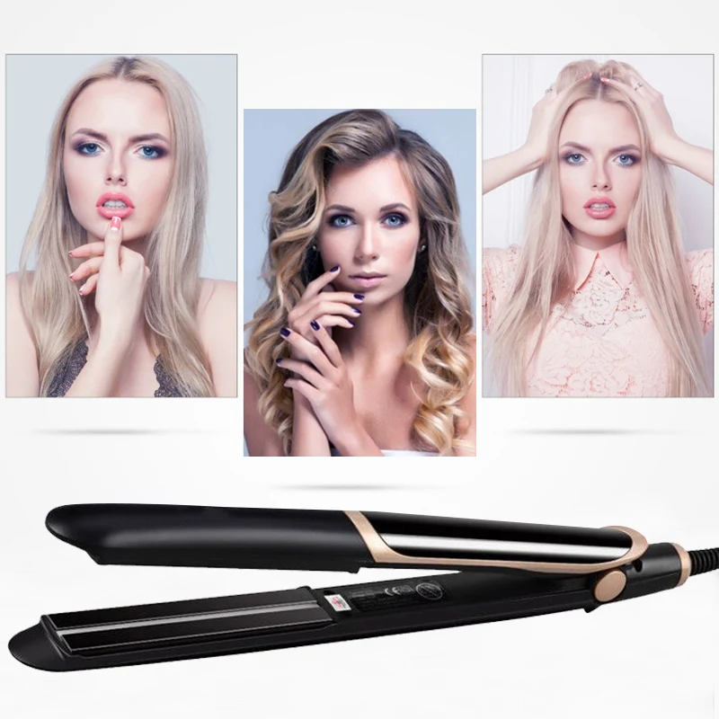Профессиональный инфракрасный выпрямитель для волос Kemei плойка с отрицательными