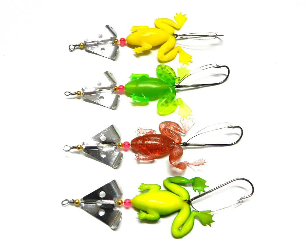 4 шт./лот новинка набор рыболовных приманок мягкие резиновые приманки для ловли