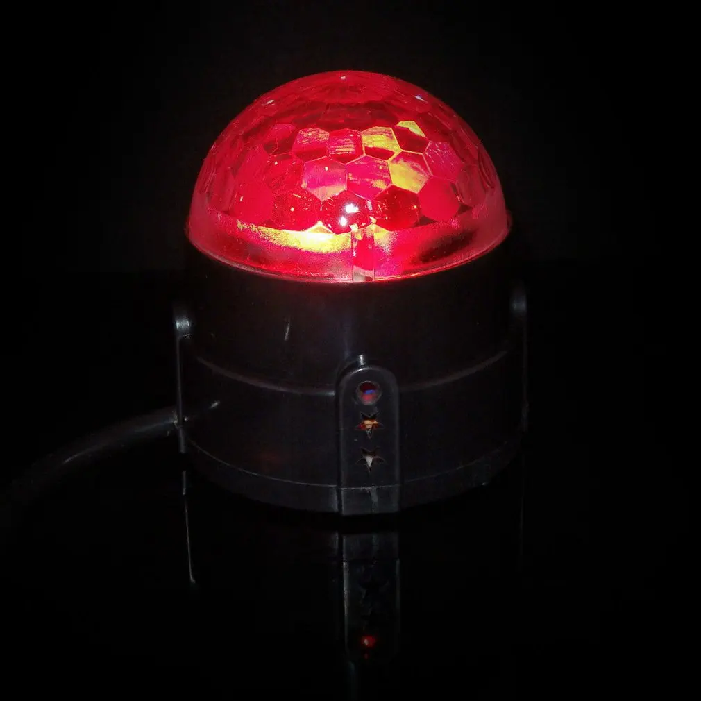 Голосовое управление RGB светодиодный сценический светильник хрустальный
