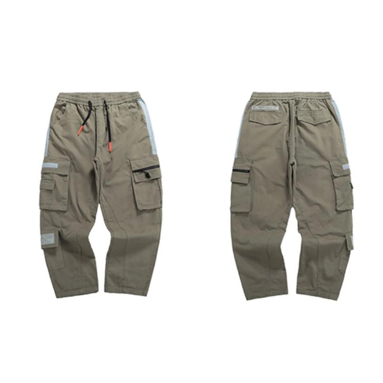 Мужские уличные модные брюки повседневные карго штаны для подростков и