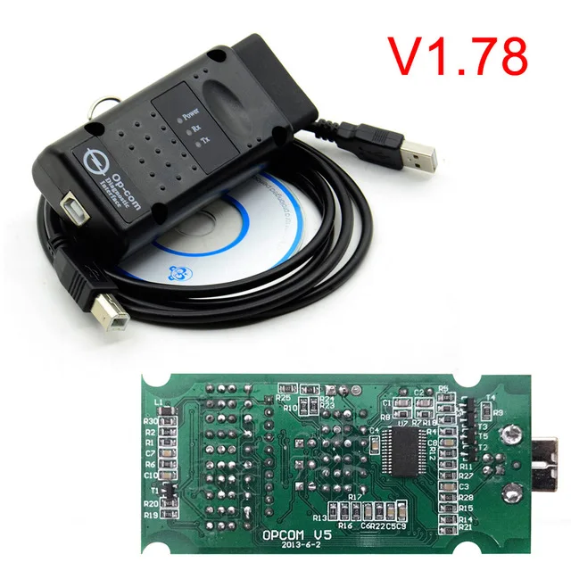 opcom v1.78 Новейший OPCOM V1.95 V1.70 V1.78 V1.99 прошивка A++ качество OP-COM для Opel диагностический инструмент OP COM с реальным pic18f458 - Цвет: opcom v1.78