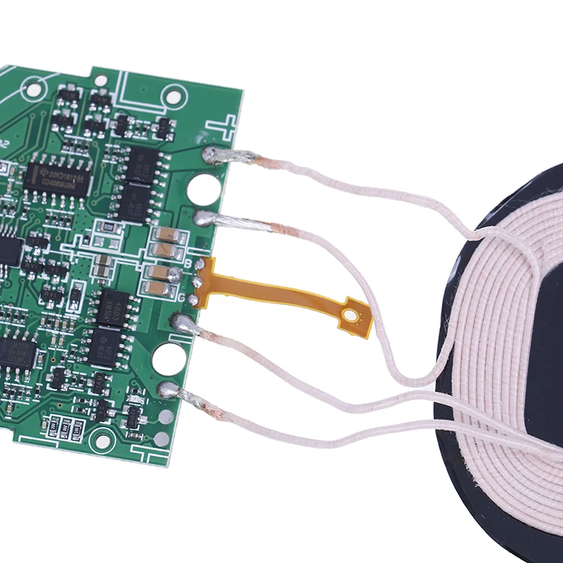 Новый портативный 10 Вт Qi Быстрая зарядка беспроводное зарядное устройство PCBA