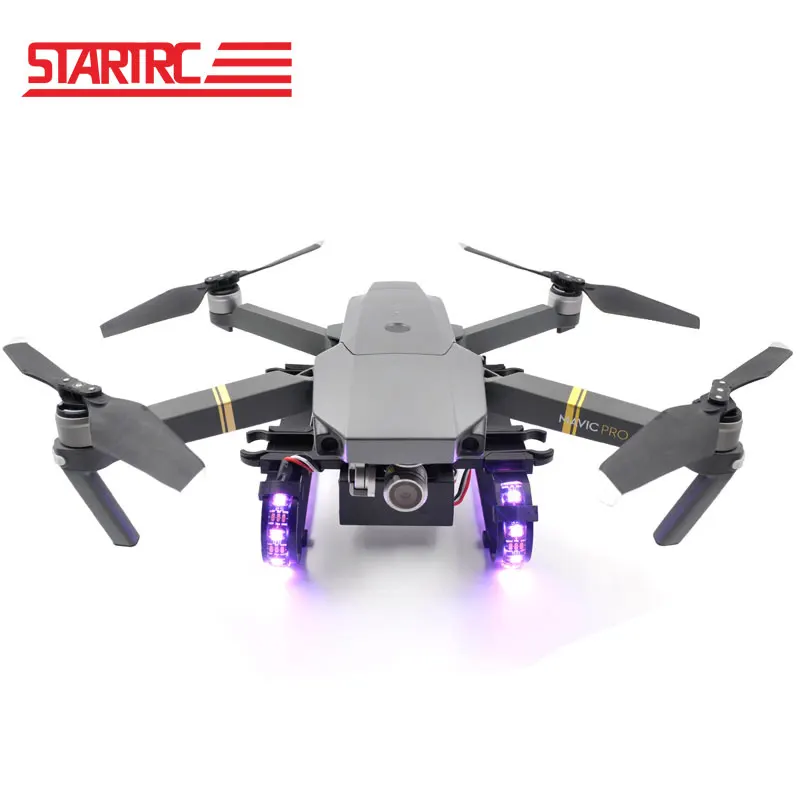 Цветной СВЕТОДИОДНЫЙ Расширенный шасси для DJI Mavic pro platinum drone accessories | Электроника