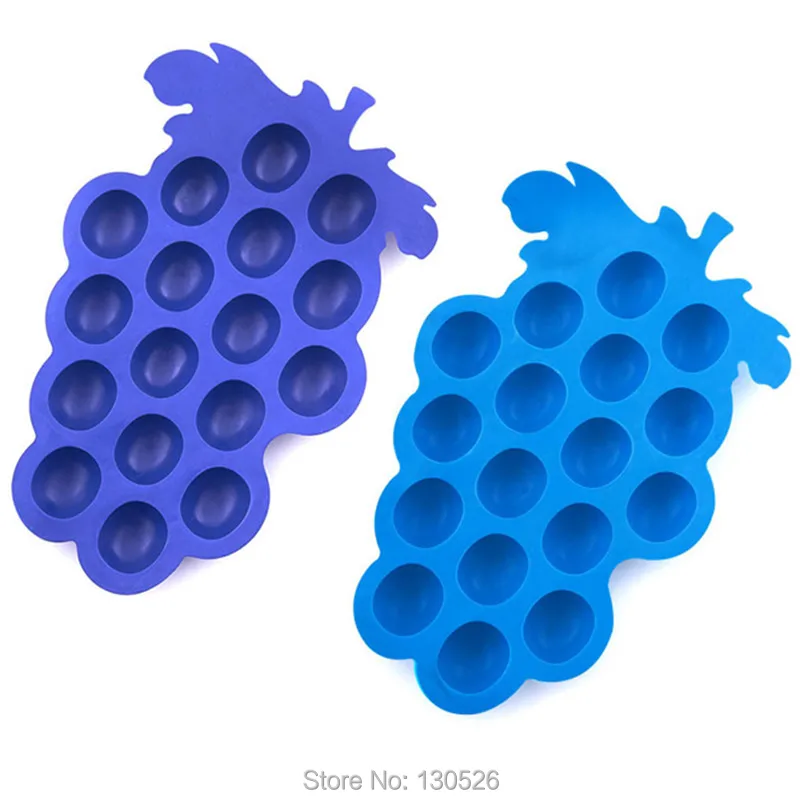 Новый фрукт тема льда лоток яблоко банан виноград Форма кубика для заморозки Для