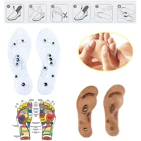 fvyvl women men acupressure slimming insoles foot massager magnetic therapy weight loss