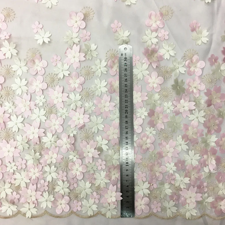 53 1 &quotШирокая Изысканная 3D Цветочная кружевная ткань&quot сделай сам &quot ткань для