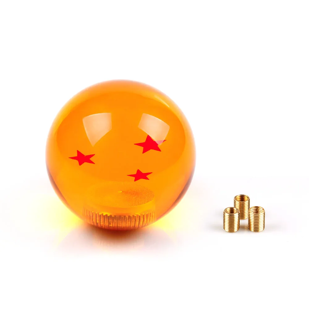 Three Star RASTP-новое поступление Dragon Ball ручка переключения передач 57 мм диаметр 1-7 звезда акрил для универсального автомобиля RS-SFN042 - Название цвета: Three Star