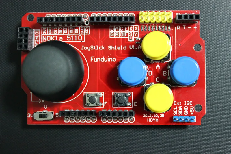 TZT щит джойстика для платы расширения Arduino с функцией аналоговой клавиатуры и