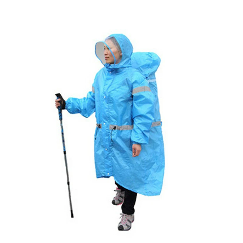 Открытый сиамский плащ для альпинизма пешего туризма портативный рюкзак