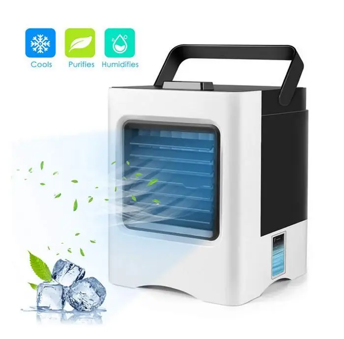 Офисный мини холодный вентилятор портативный Кондиционер usb зарядка Настольный