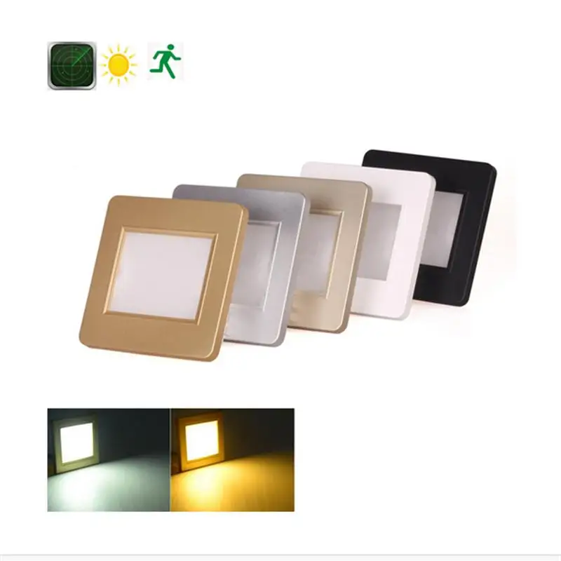 Интеллигентая (ый) радар + светильник Сенсор шаг s Встраиваемый светодиодный