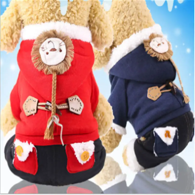 Теплая одежда для маленьких собак мягкая домашних животных чихуахуа мультяшный