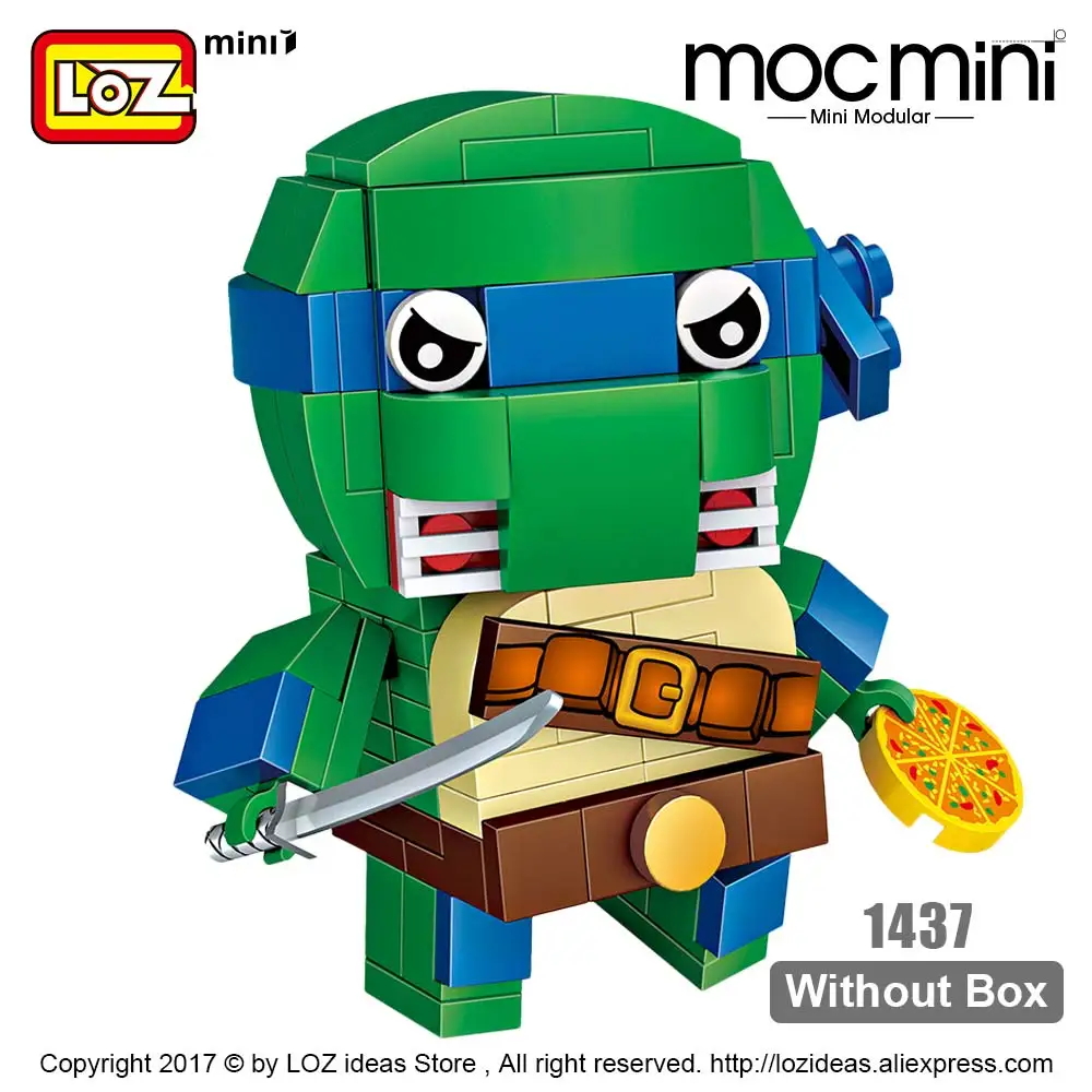 1437 Without Box Лоз мини-блоки Строительные кирпичи собрать фигурки Развивающие игрушки для детей подарок Дети животные DIY Moc Супер Герои головы дети - Цвет: 1437 Without Box