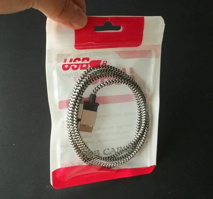 Пластиковый пакет на молнии для мобильного телефона USB-кабель 100 шт. 10 5 х15 см