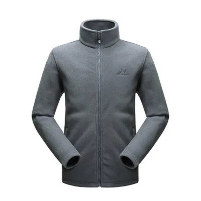 Dark Grey Dimusi Зимняя Теплая Флисовая осенняя куртка мужская Толстая флисовая куртка теплая ветровка зимние пальто 3XL, TA014 - Цвет: Dark Grey