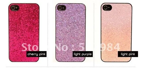 10pcs CP free shipping Glitter Bling pearl Shining plastic Case for Apple iPhone 4 4s 4g cell phone Hard back Cover accessories|pearl tin|pearl