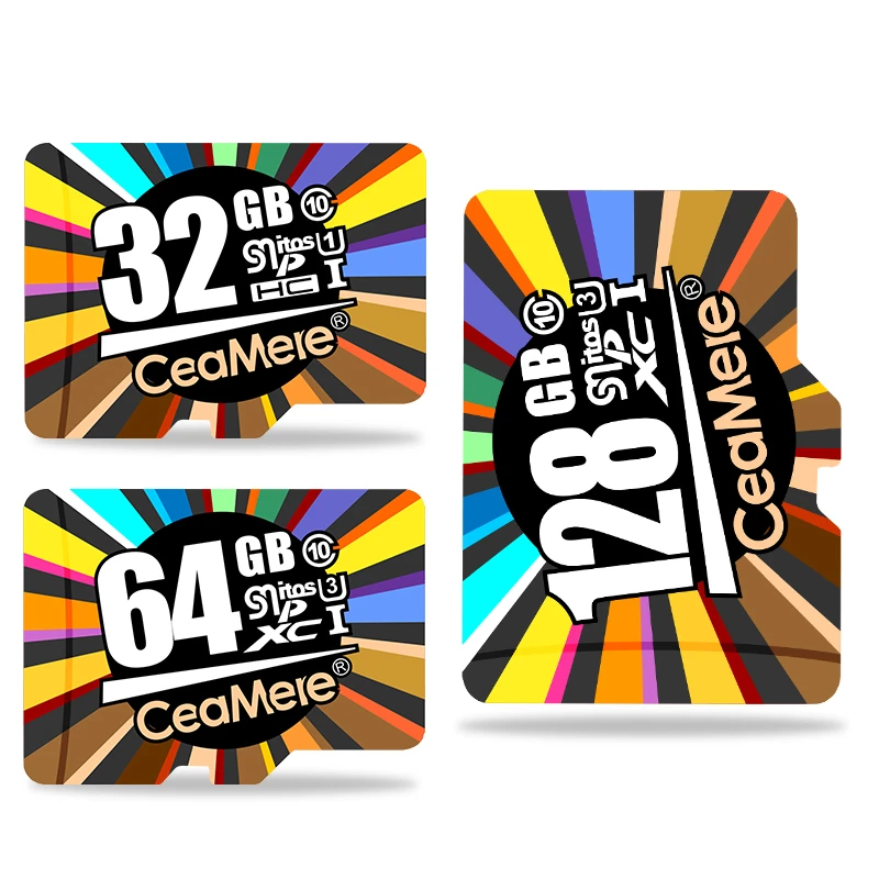 Карта памяти Micro SD CeaMere карта класса 10 U3 UHS 3 256 Гб 128 64 32 флеш 1 TF/SD карты для
