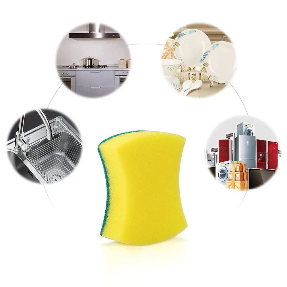 Горячая Распродажа 20 штук в упаковке многоразовая сверхмощная губка-скраб