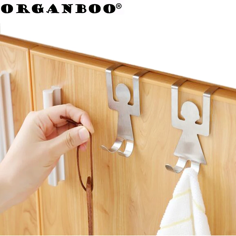 ORGANBOO креативный крючок из нержавеющей стали 1 комплект шарф полотенце ткань