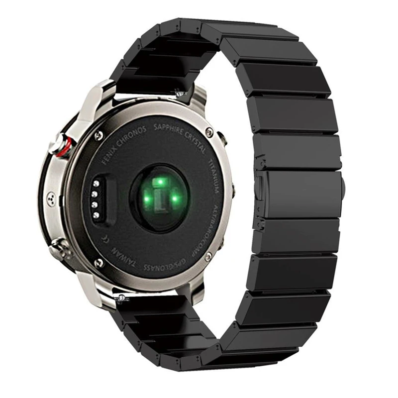 Garmin gps часы Fenix Chronos часы из нержавеющей стали ремешок для samsung Galaxy часы 46 мм металлический сменный Браслет ремень