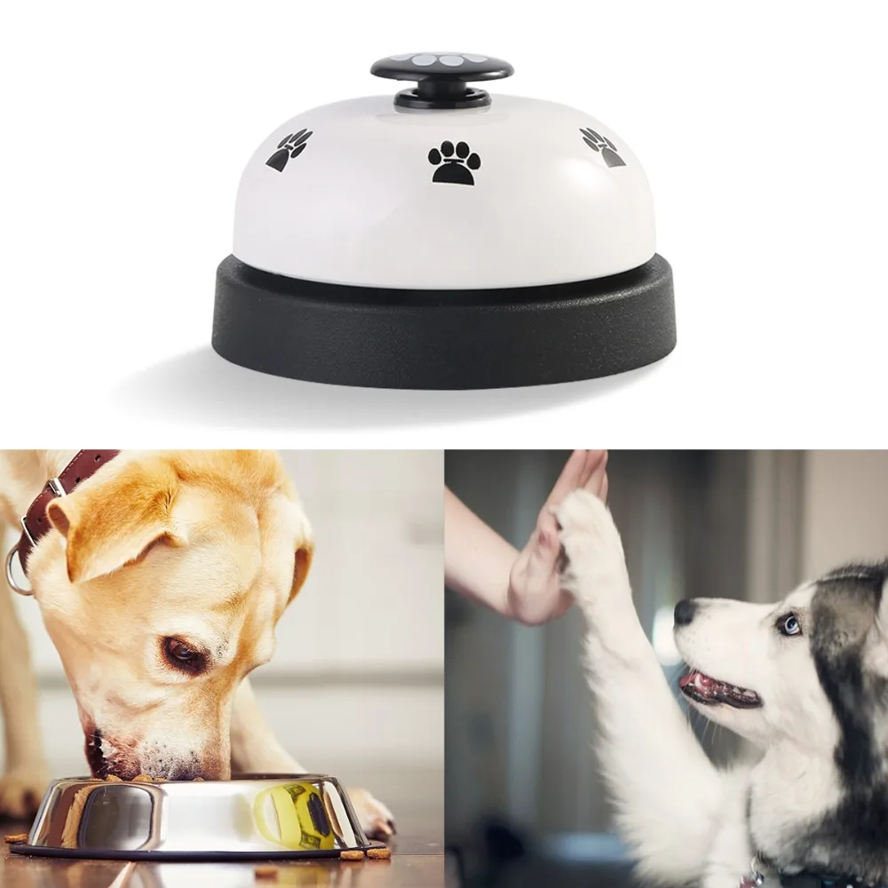 

2pcs/lot Dog Training Bell Dog Eatting Drinking Potty Trainer Bell Footprint Pet Toys Habit Behavior Training Call