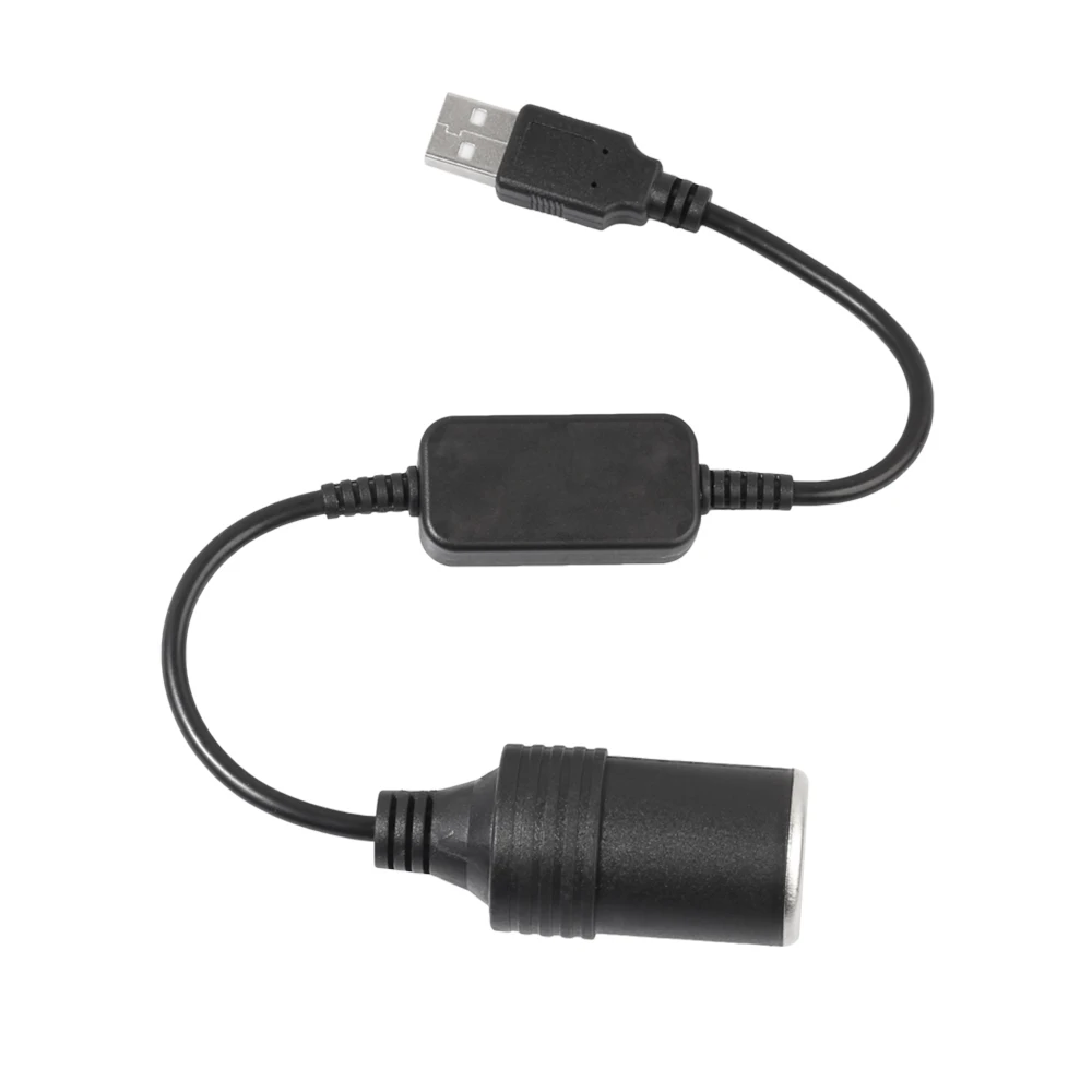 Конвертер адаптер проводной контроллер USB порт для 12 в автомобильный прикуриватель гнездо шнур питания для Xiaomi power Bank DVR