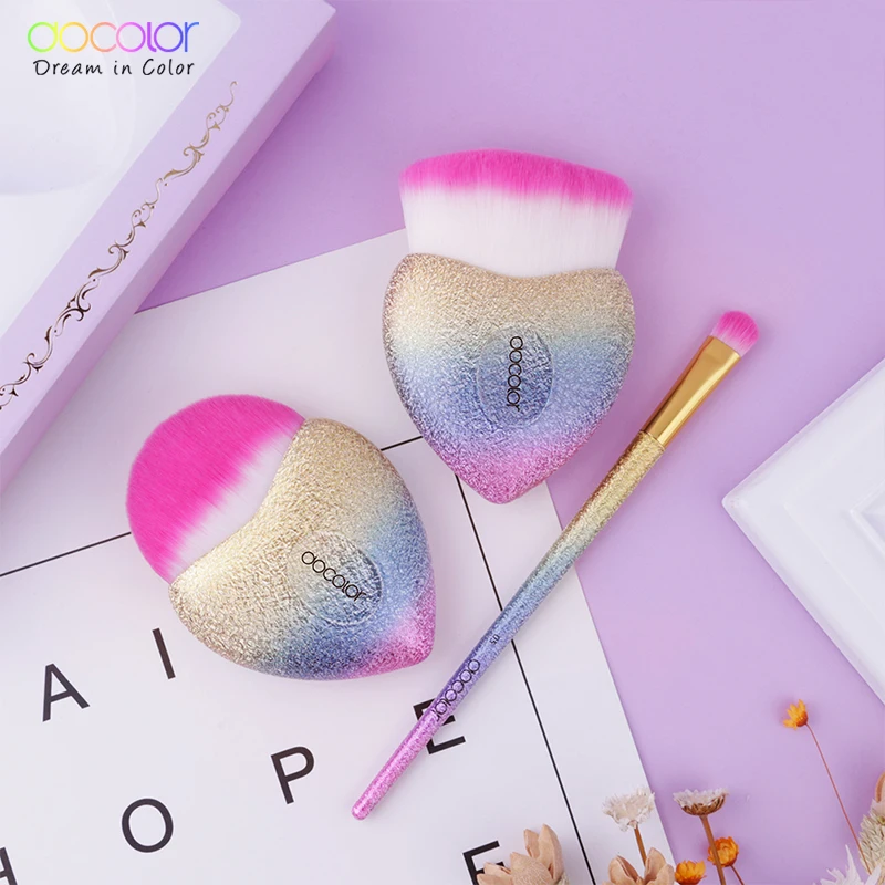 Docolor 3 PCS Makeup Brushes Set Foundation Powder Eyeshadow Brush Best Gift Face Make Up Cosmetics Kit|cosmetic kit|pcs makeup brushes setmakeup
