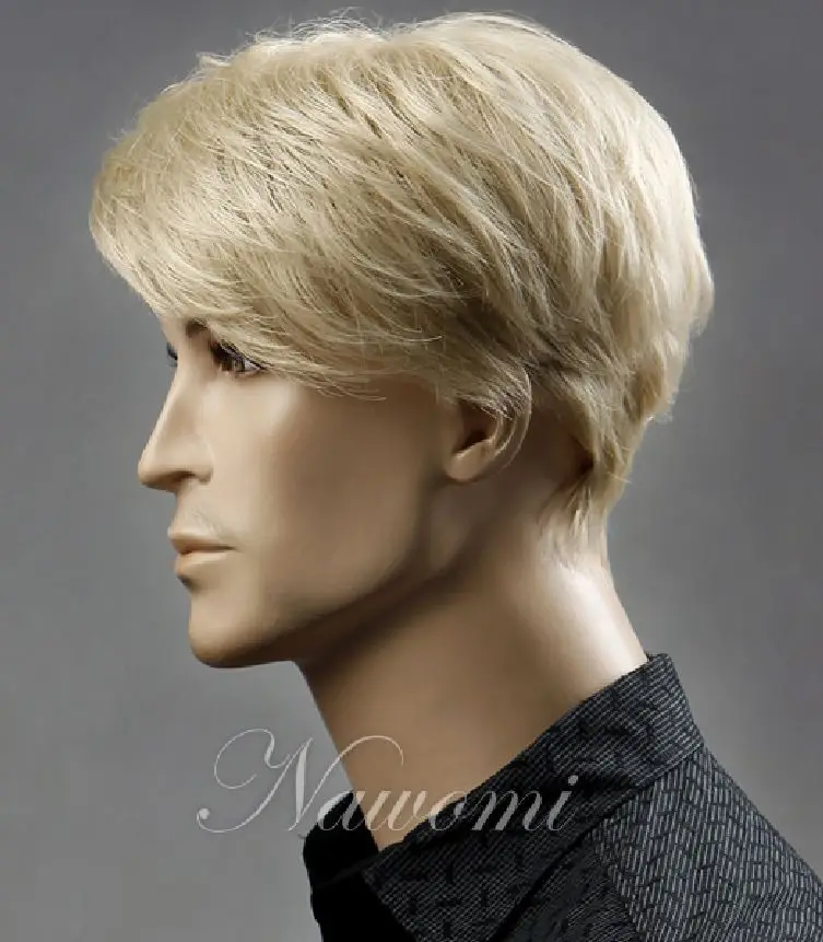 blonde short wig