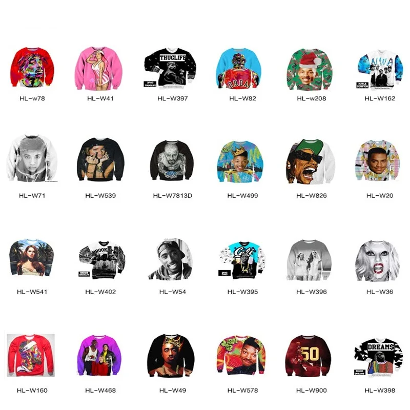 Оптовая продажа свитшот с рисунком аниме 3d принт Для женщин мужчин crewneck длинным