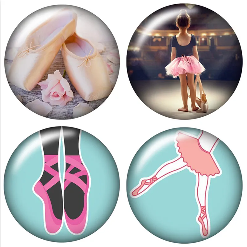 10 шт. круглые стеклянные кабошоны для танцев 12/16/18/25 мм|photo glass cabochons|glass cabochonphoto |
