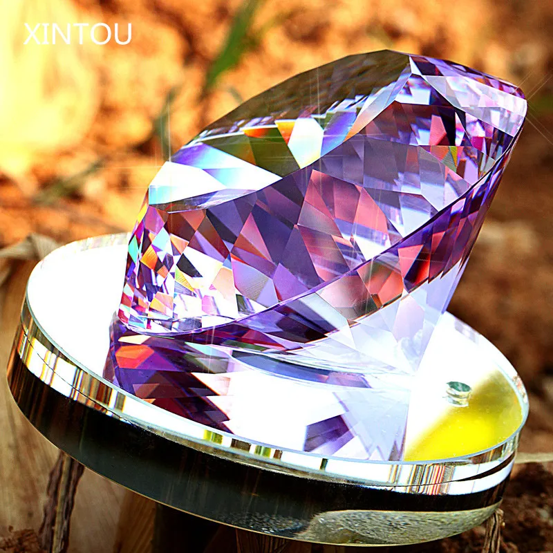 Большой стеклянный флакон для духов XINTOU с кристаллами сверкающие Свадебные
