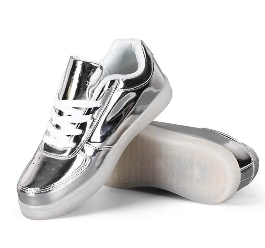 Золотой и Серебряный зеркальный светильник с перезаряжаемой уличной модной